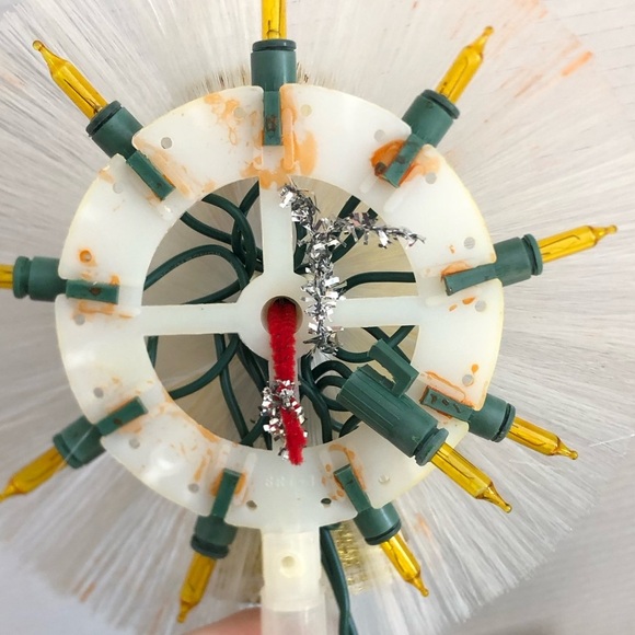 Vtg Noma Illuminated Tree Topper Angel - Picture 10 of 16